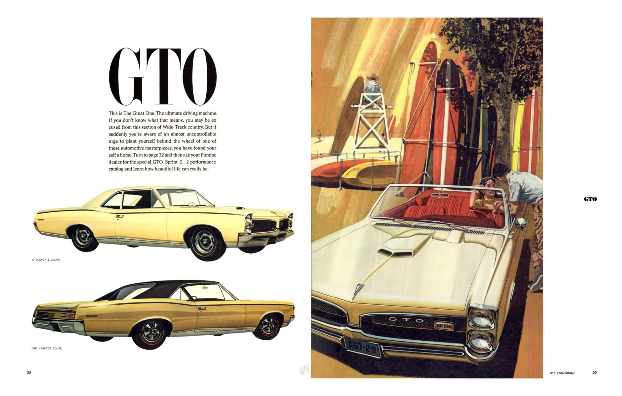 1967 GTO brochure