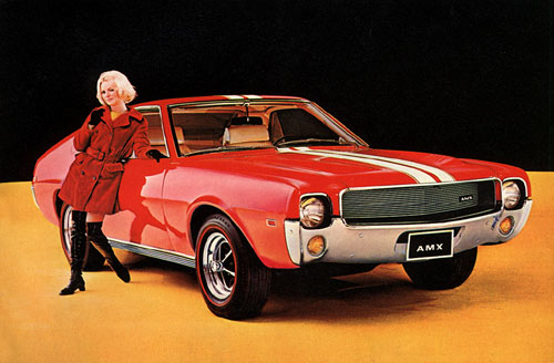 1968 AMC AMX factory photo
