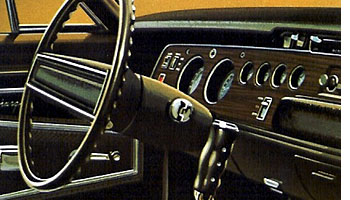 1970 Charger dashboard