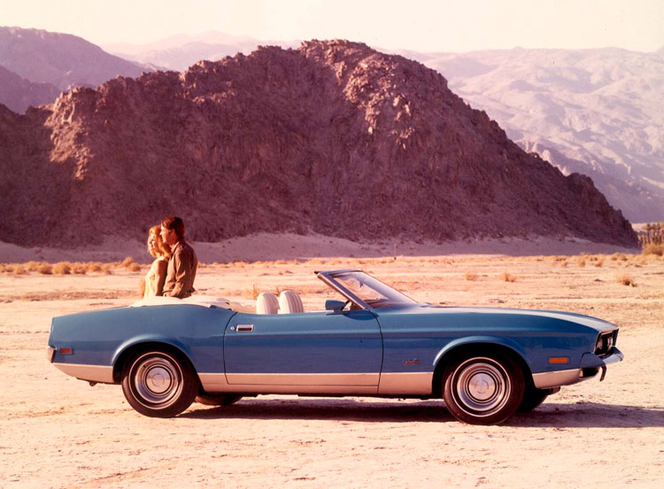 Original promo photo 1972 Ford Mustang