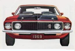 1969 Mustang Mach front
