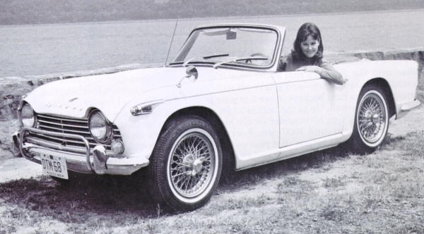 Triumph TR4A factory photo